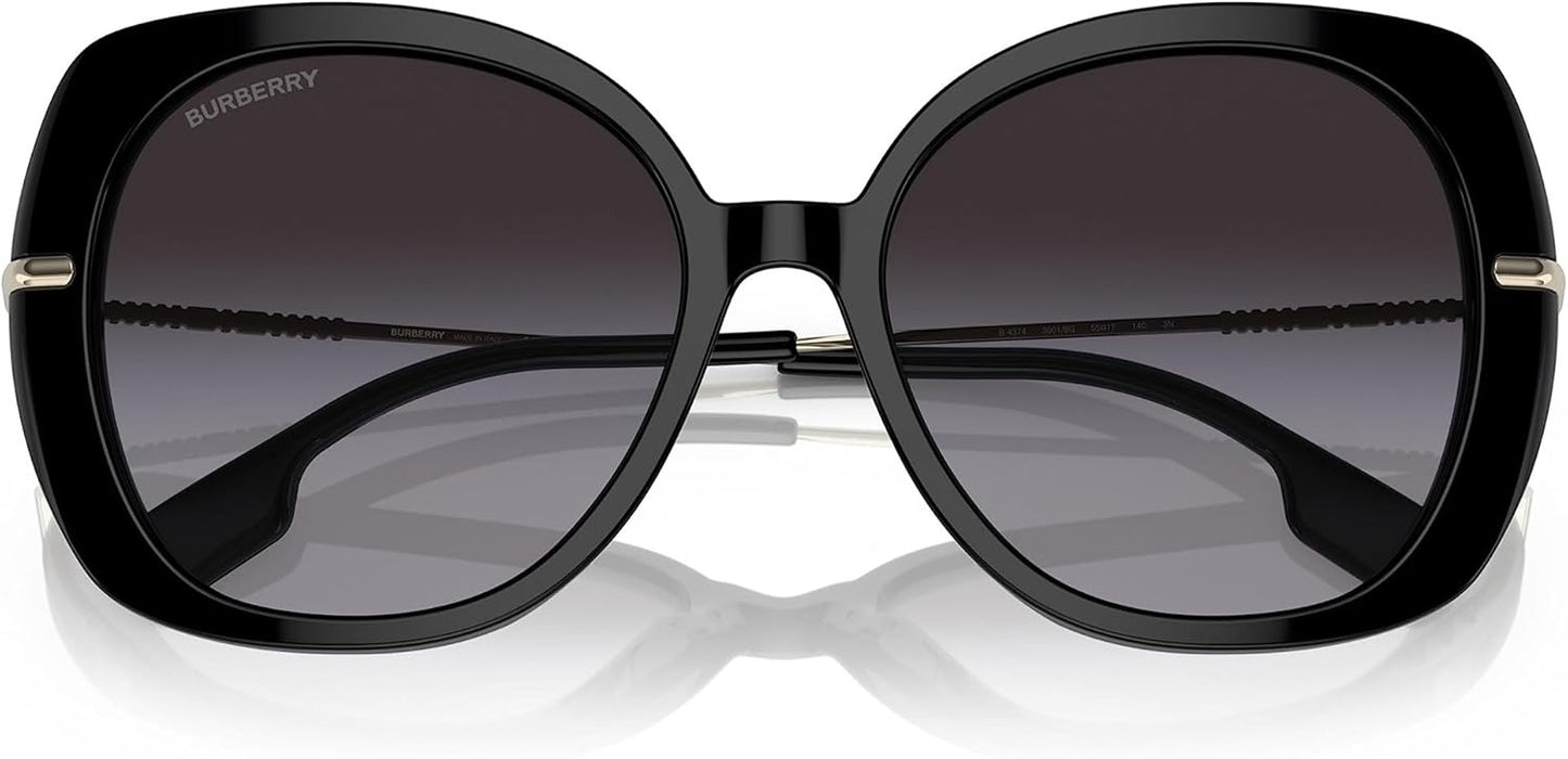 Burberry Eugenie Sunglasses BE4374 30018G 55mm Black / Grey Gradient Lens