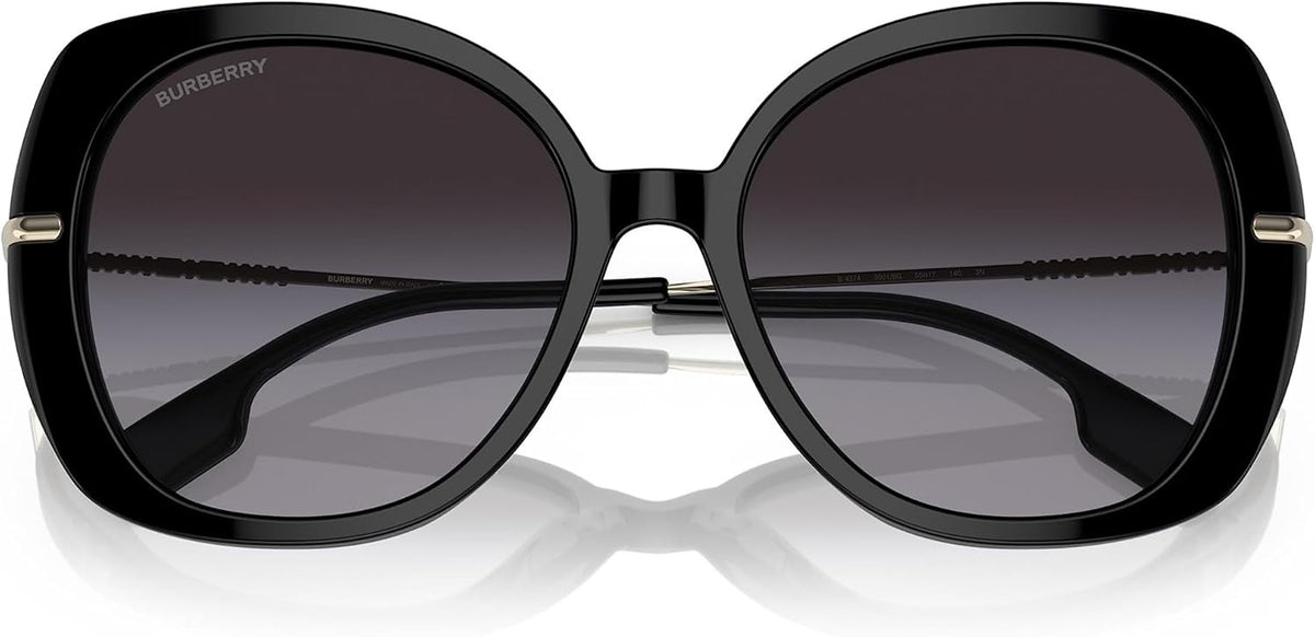 Burberry Eugenie Sunglasses BE4374 30018G 55mm Black / Grey Gradient Lens