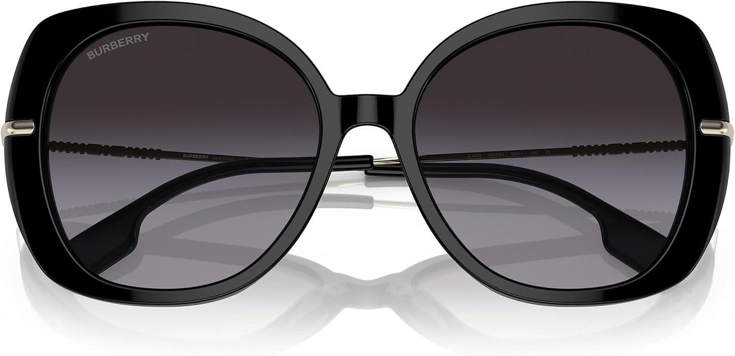 Burberry Eugenie Sunglasses BE4374 30018G 55mm Black / Grey Gradient Lens