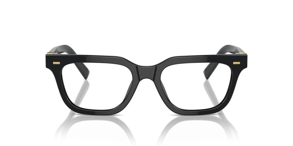 Miu Miu MU07XV 16K101 Eyeglasses 53mm Black / Clear Demo Lens