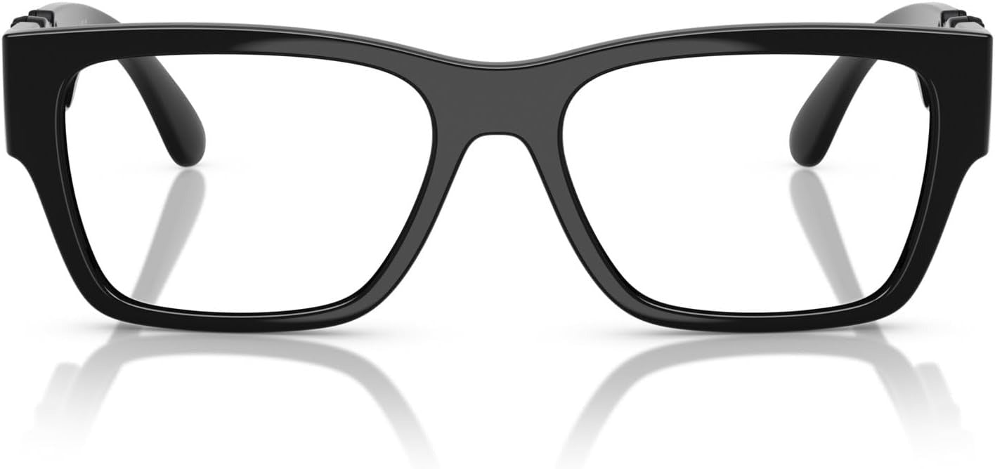 Versace VE3368U 5360 Eyeglasses 55mm Black / Clear Demo Lens
