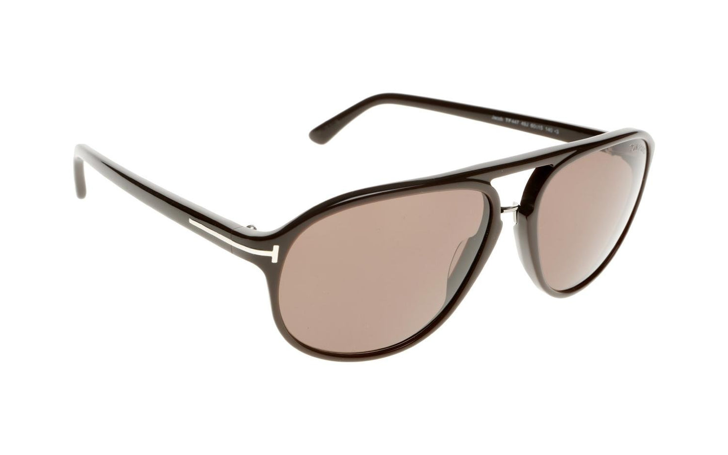 Tom Ford Jacob TF 0447F 49J Sunglasses Matte Dark Brown / Roviex Brown Lens