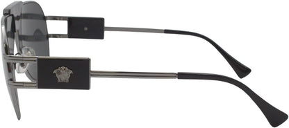 Versace Sunglasses VE2252 100187 63mm Gunmetal / Dark Grey Lens