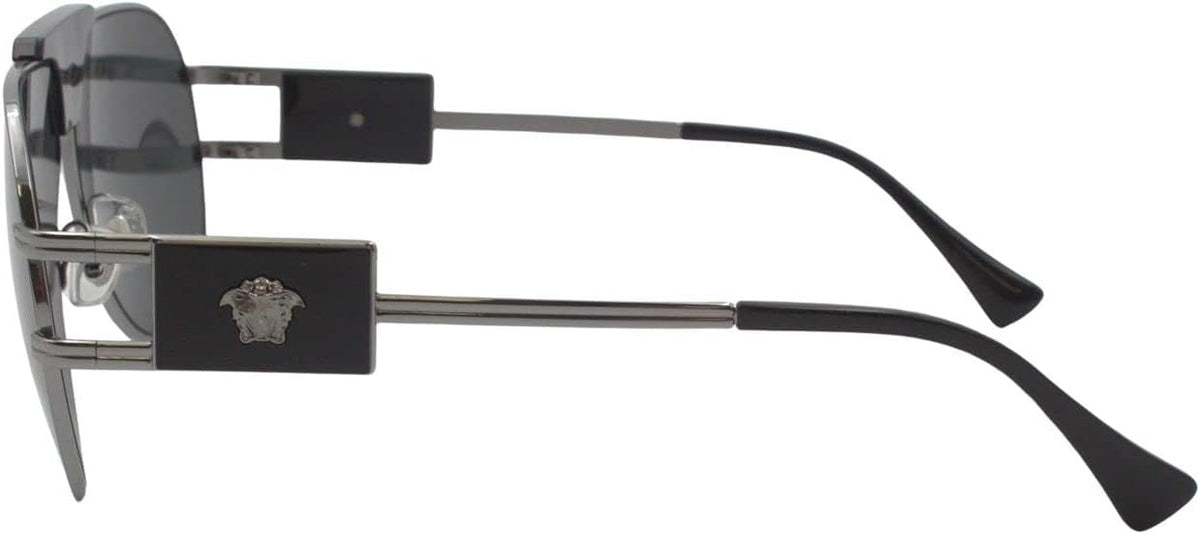 Versace Sunglasses VE2252 100187 63mm Gunmetal / Dark Grey Lens