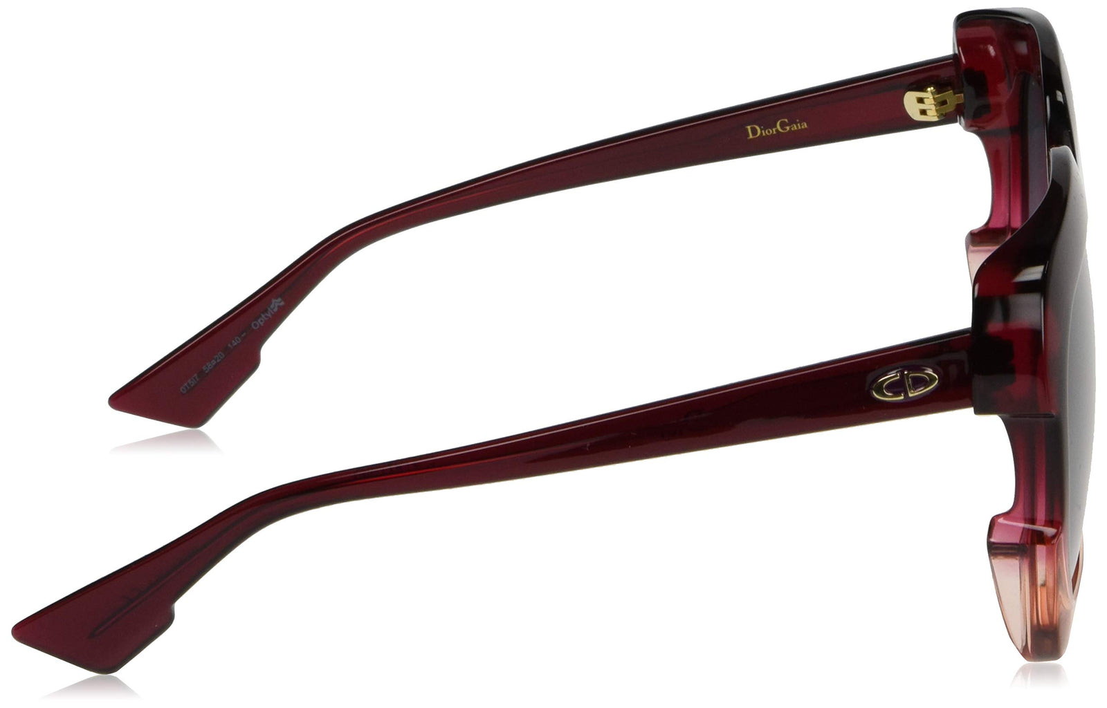 Dior Sunglasses DiorGaia 0T5I7 58mm Burgundy Pink / Blue Lens