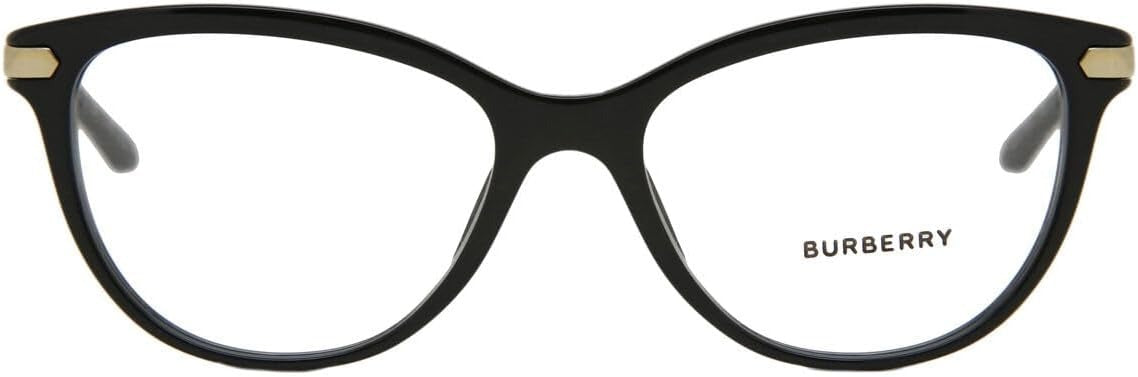 Burberry BE2280 3001 Eyeglasses 54mm Black / Clear Demo Lens