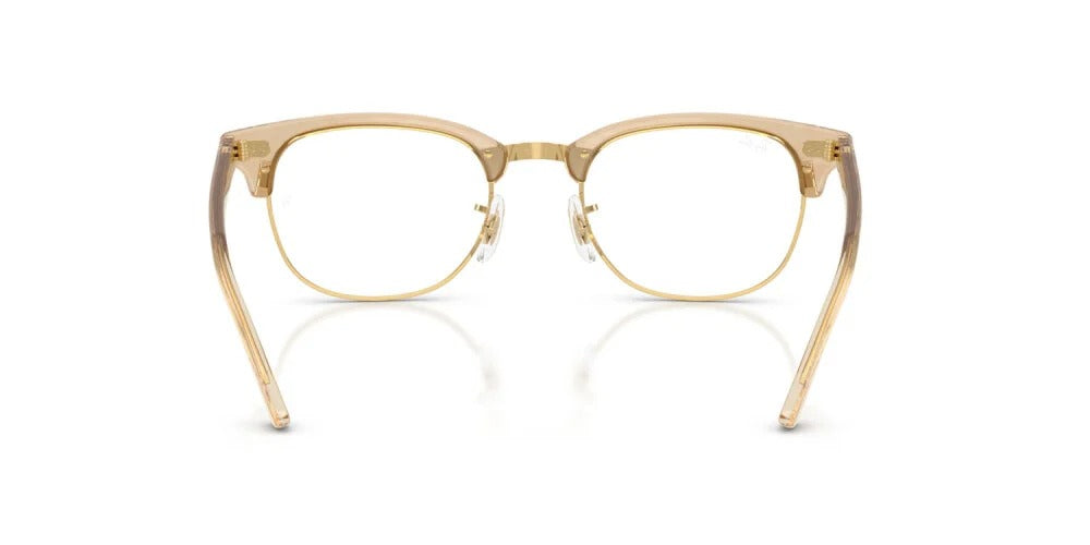 Ray-Ban RX5154 8294 Eyeglasses 53mm Photo Waves Brown / Clear Demo Lens