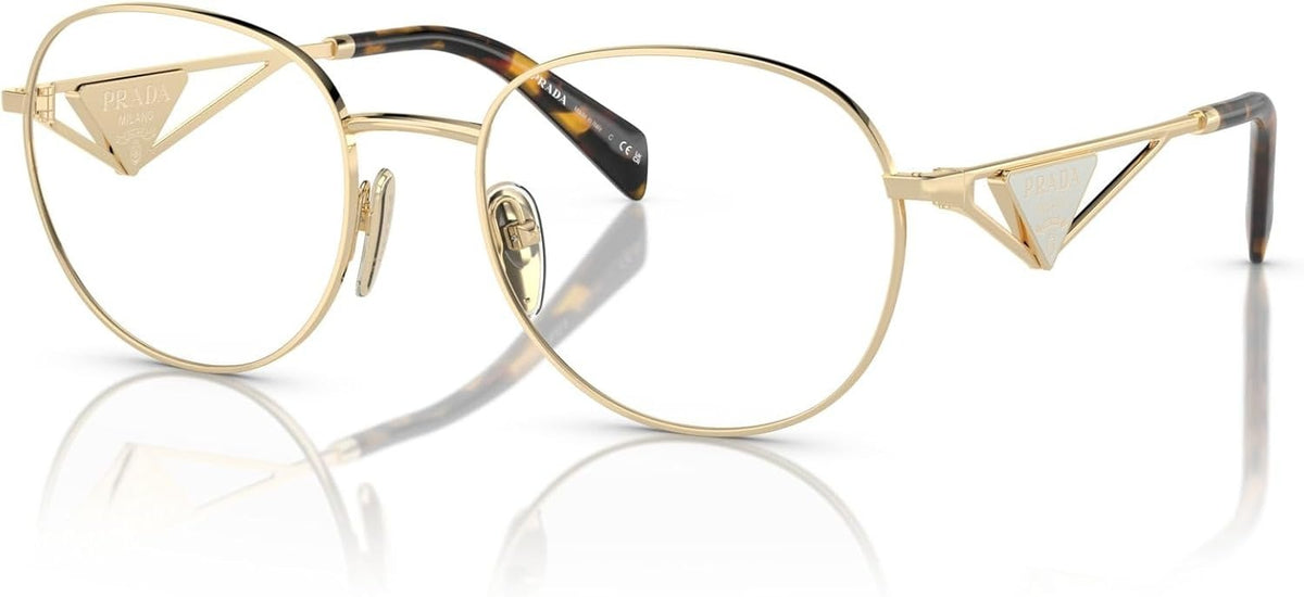 Prada Eyeglasses PRA 50V ZVN 1O1 52mm Pale Gold / Demo Lens