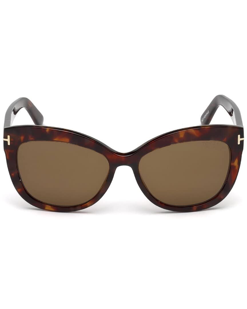 Tom Ford Alistair Sunglasses FT0524S 54H 56mm Red havana / Brown Polarized Lens