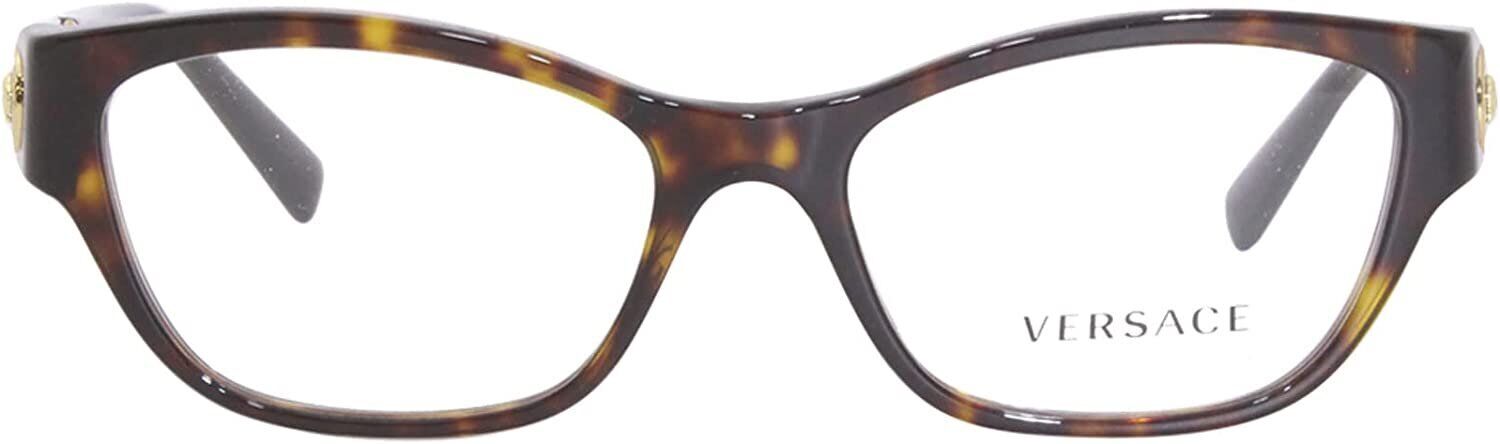 Versace Eyeglasses VE3288 108 52mm Havana / Demo Lens