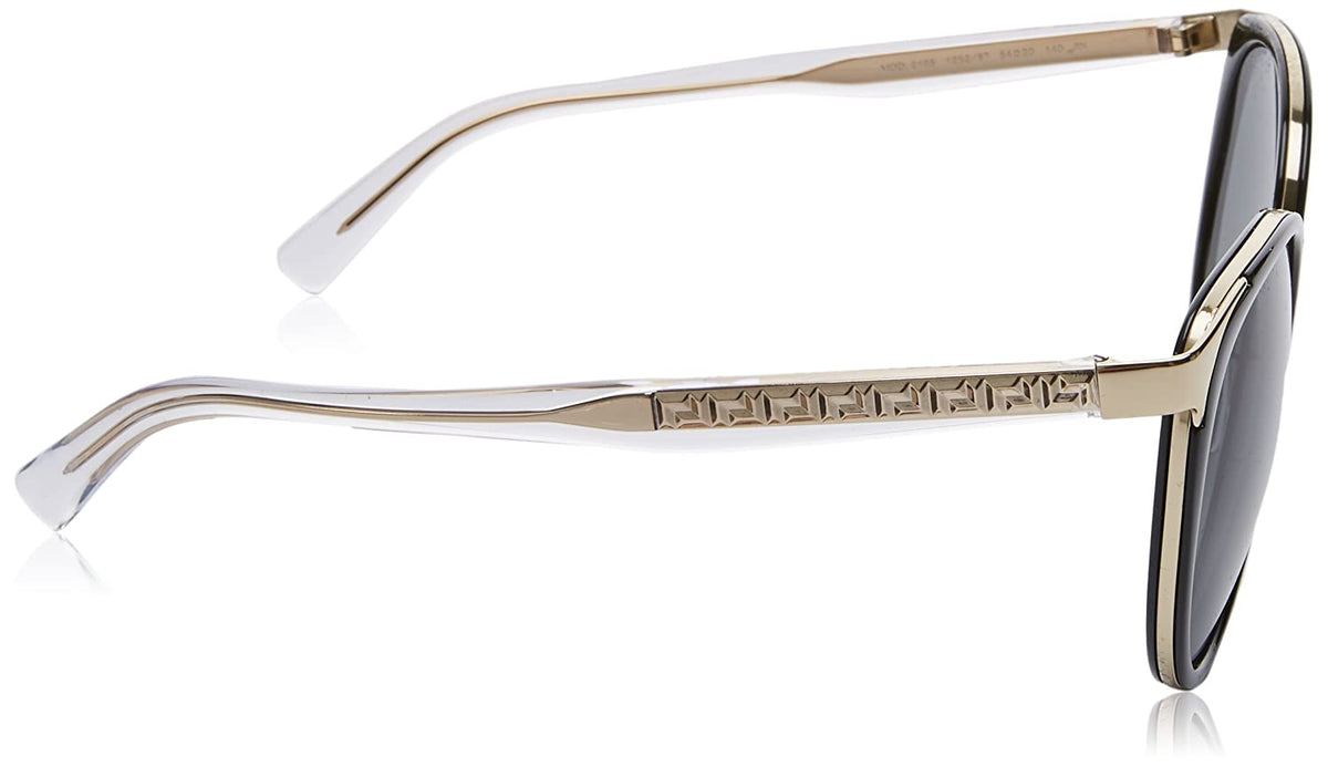 Versace Sunglasses VE2185 125287 Black-Gold / Grey Lens