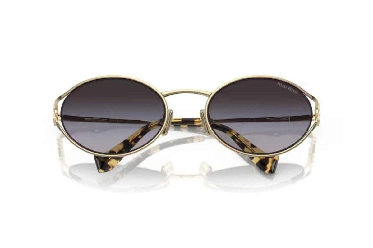 Miu Miu Sunglasses MU 52YS ZVN5D1 54mm Pale Gold / Grey Gradient Lens