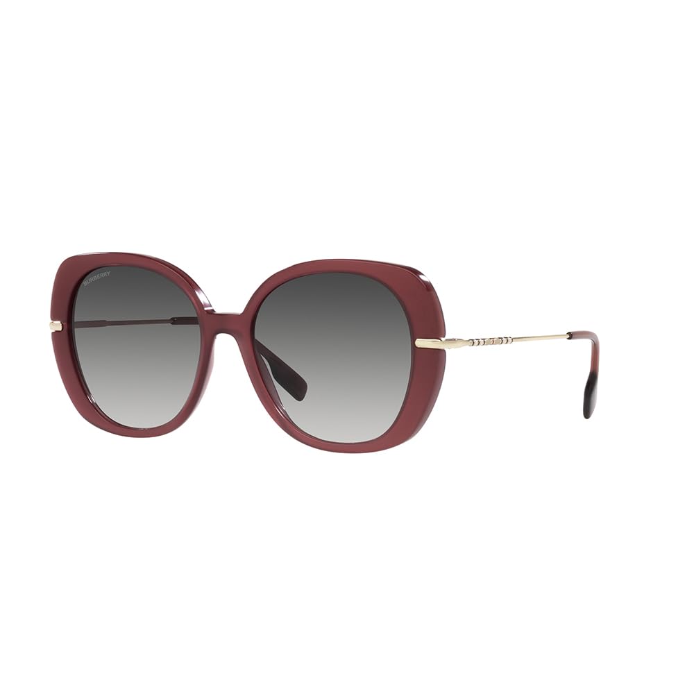 Burberry Eugenie Sunglasses BE4374 40228G 55mm Bordeaux / Grey Gradient Lens