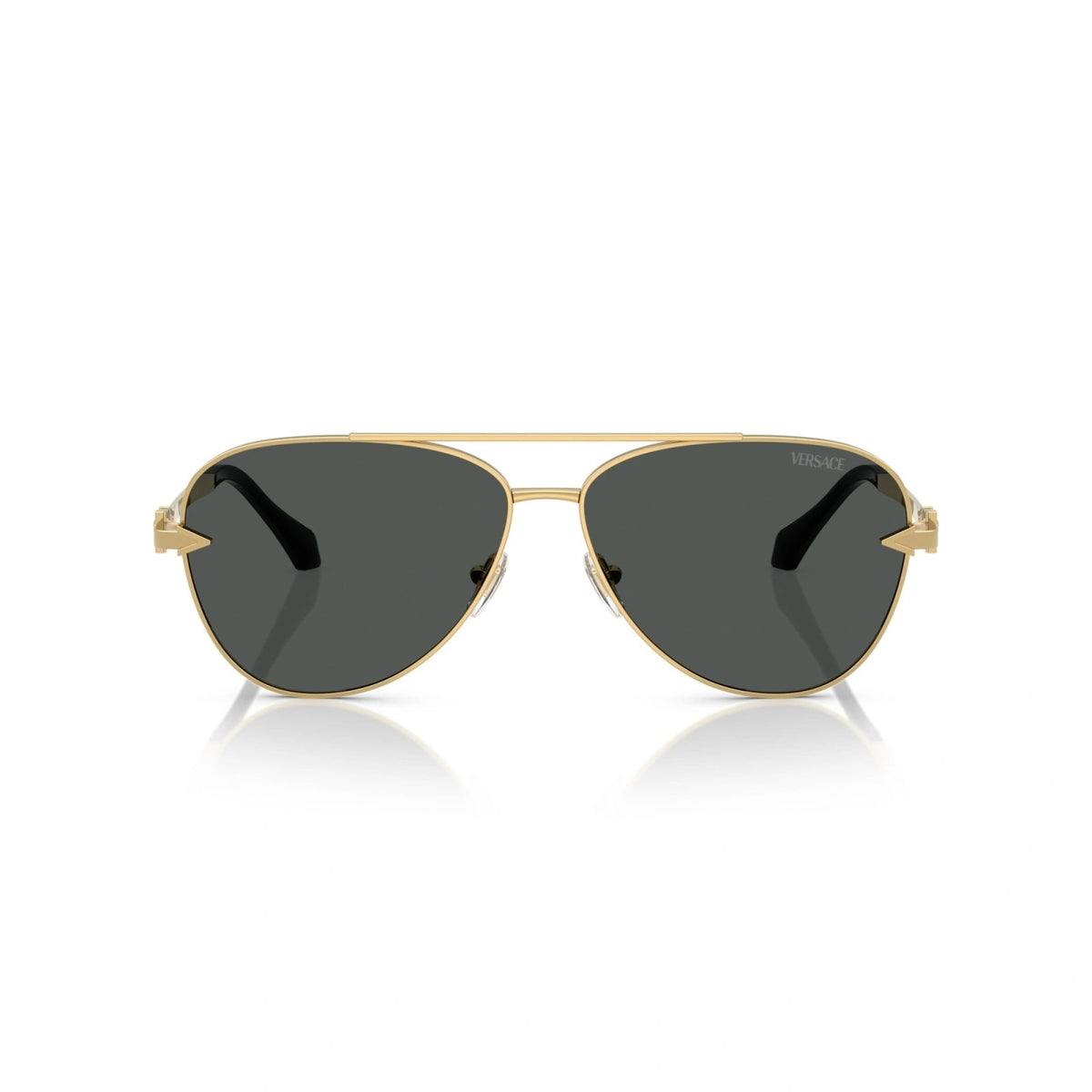 Versace Sunglasses VE2283 100287 61mm Gold / Dark Grey Lens
