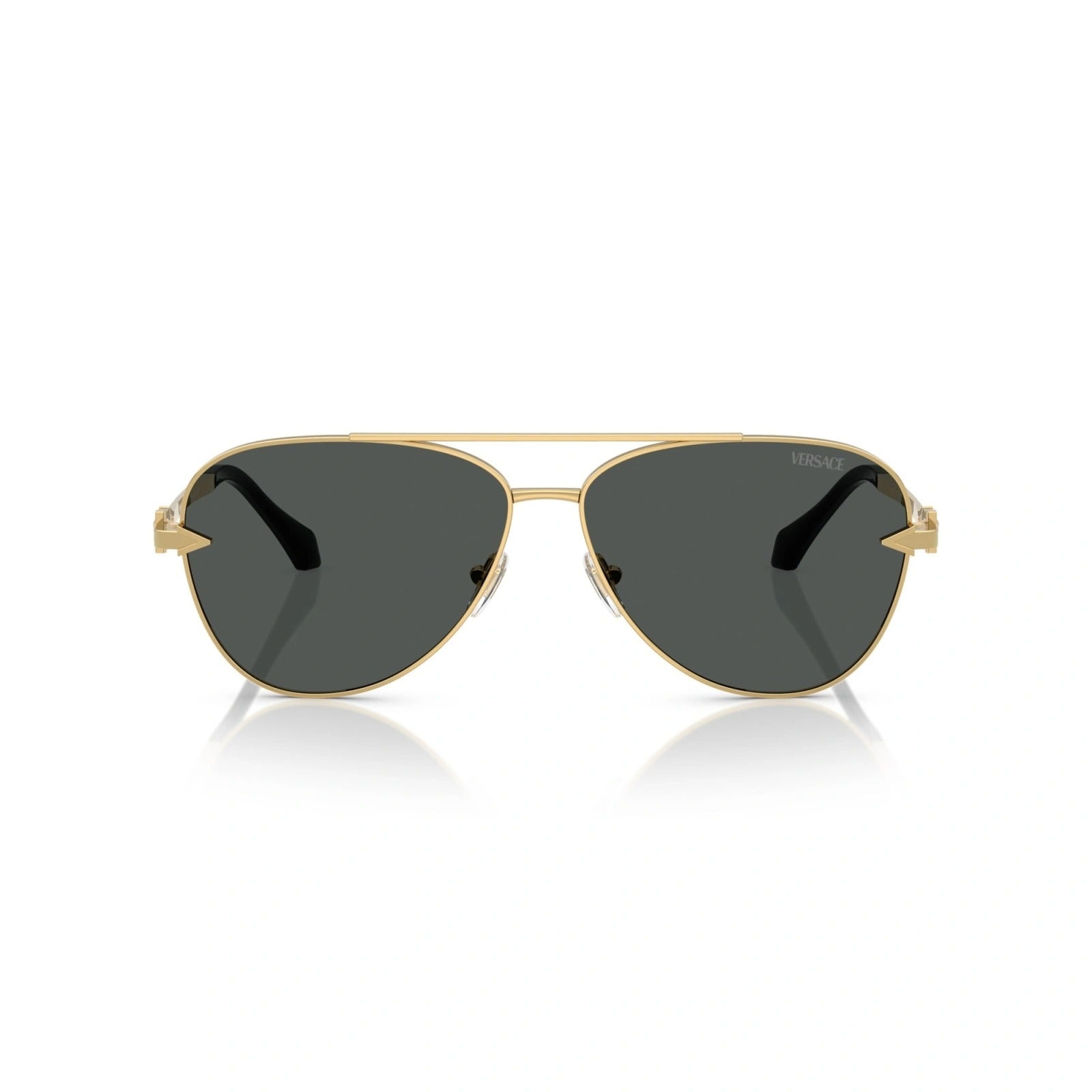 Versace Sunglasses VE2283 100287 61mm Gold / Dark Grey Lens