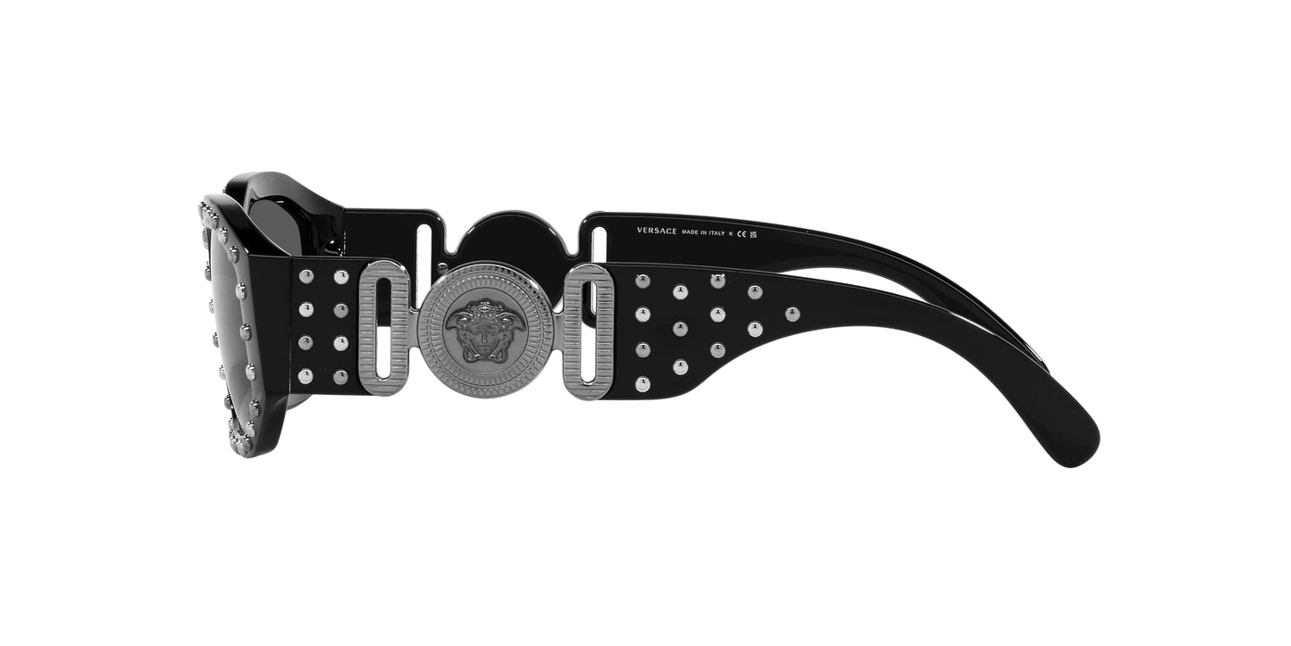 Versace Sunglasses VE4361 539887 53mm Black / Dark Grey Lens