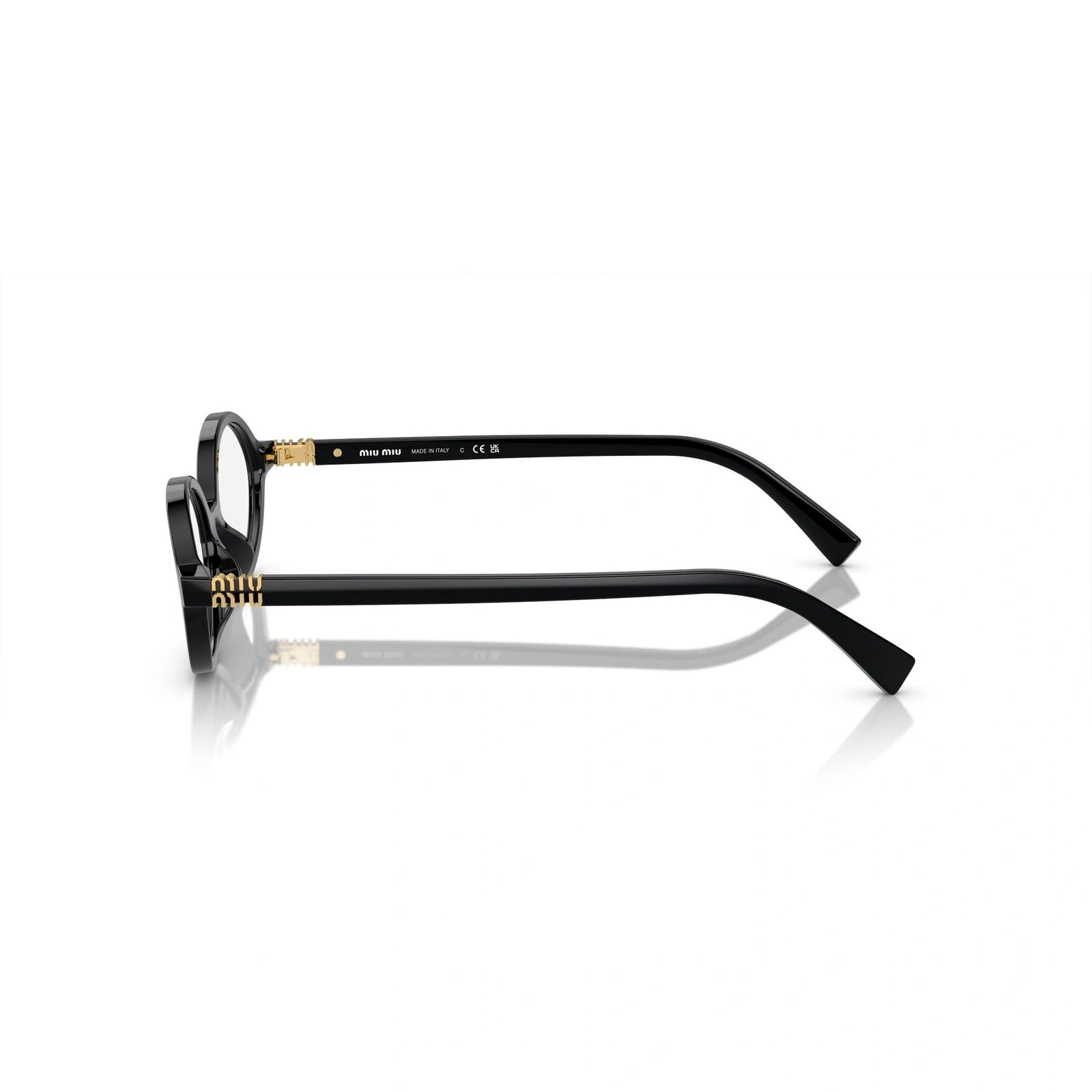 Miu Miu Eyeglasses MU01XV 1AB-1O1 50mm Black / Demo Lens