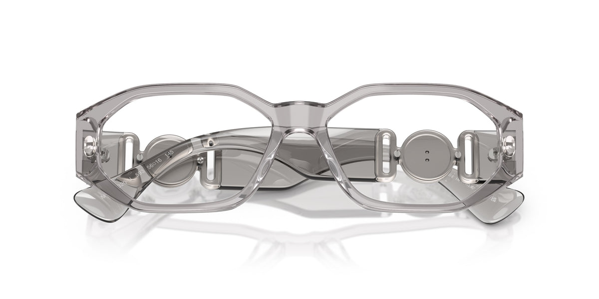 Versace Eyeglasses VE3320U 593 56mm Grey Transparent / Demo Lens