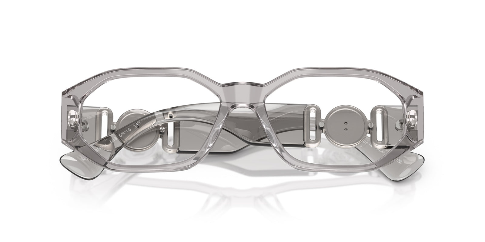 Versace Eyeglasses VE3320U 593 56mm Grey Transparent / Demo Lens