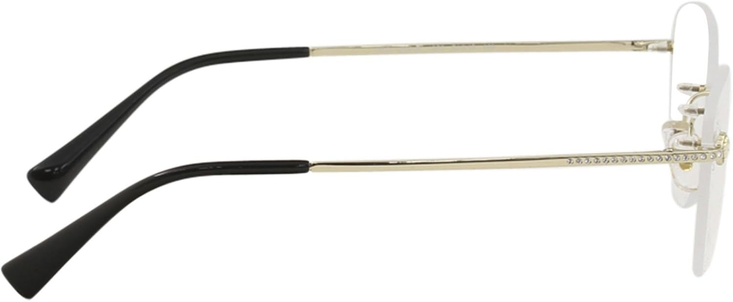 Versace Eyeglasses VE1248B 1252 54mm Pale Gold / Demo Lens