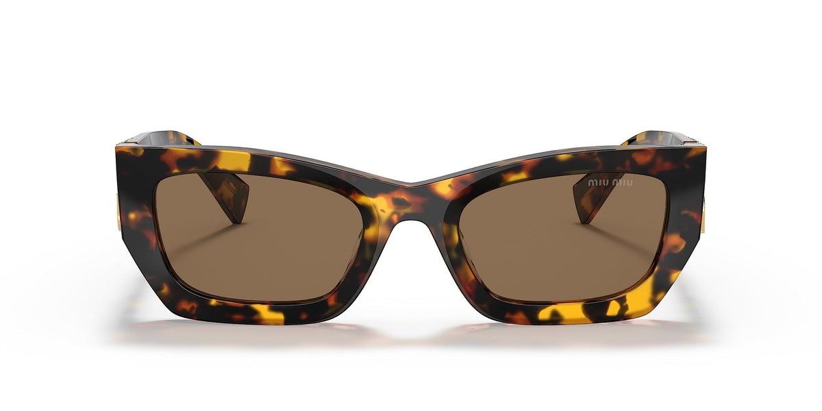 Miu Miu Sunglasses MU09WS VAU06B 53mm Honey Havana / Dark Brown Lens