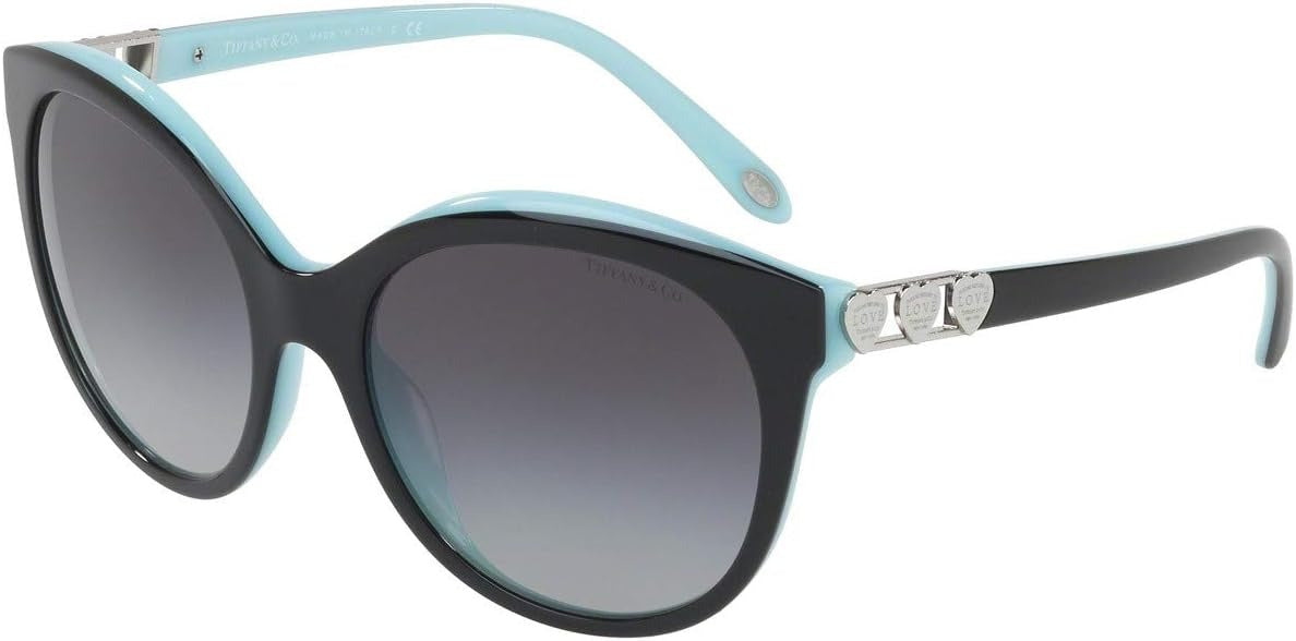 Tiffany & Co Sunglasses TF4133F 80553C 56mm Black / Grey Gradient Lens