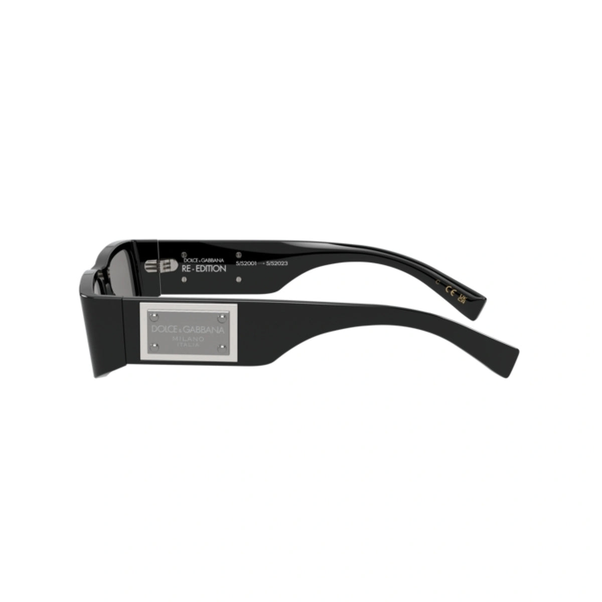 Dolce & Gabbana Sunglasses DG4444 501-87 55mm Black / Dark Grey Lens