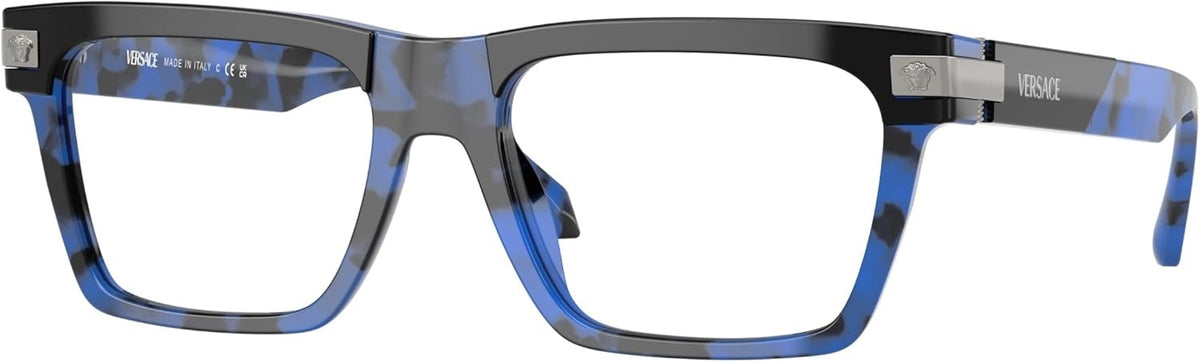 Versace Eyeglasses VE3354F 5460 55mm Blue Havana / Demo Lens