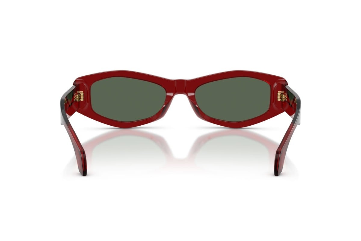 Versace Sunglasses VE4487 551271 54mm Transparent Bordeaux / Dark Green Lens