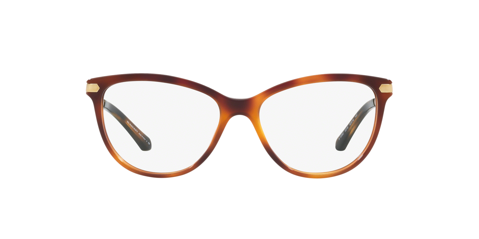 Burberry Eyeglasses BE2280 3316 52mm Light Havana / Demo Lens