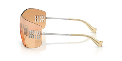 Miu Miu MU B53S 1BC80Y Sunglasses Silver / Orange Silver Gradient Mirror Lens