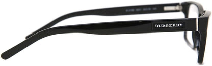 Burberry BE 2108 3001 Rectangle Eyeglasses 54mm Black / Demo Lens