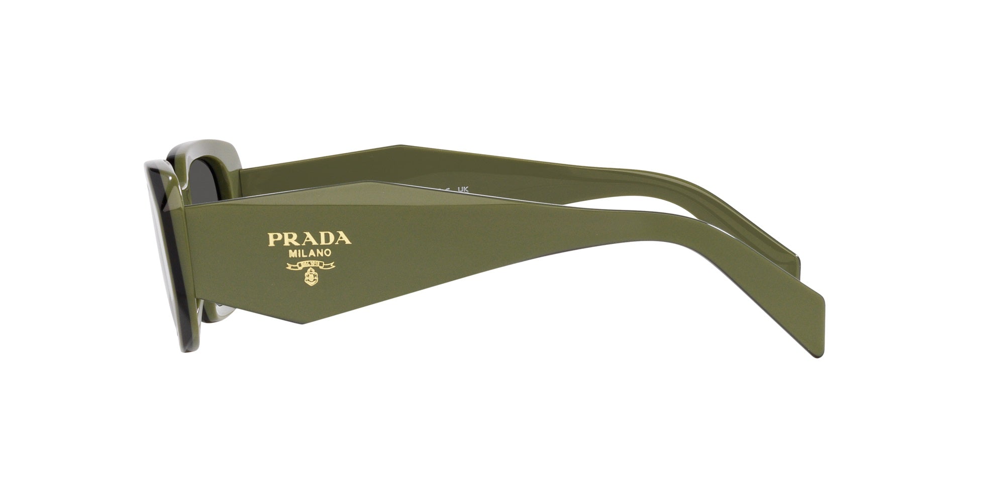 Prada Sunglasses PR17WS 13N5S0 49mm Sage Black / Dark Grey Lens