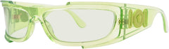 Versace Sunglasses VE4446 541471 67mm Transparent Green / Light Green Lens