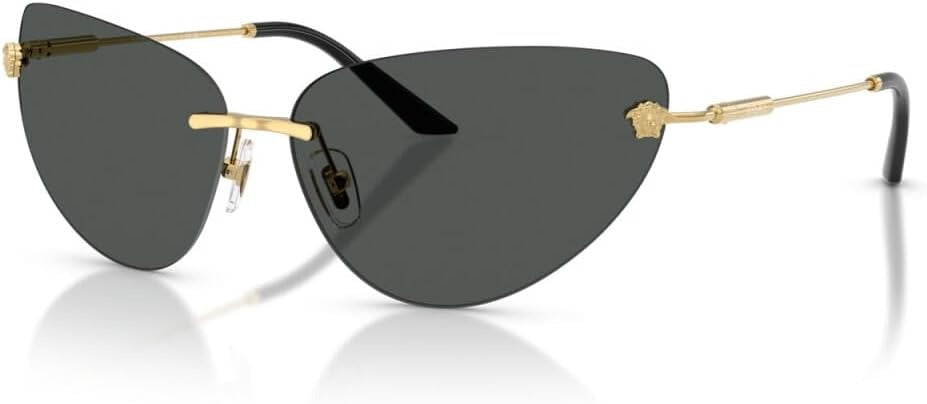 Versace Sunglasses VE2281 100287 64mm Gold / Dark Grey Lens