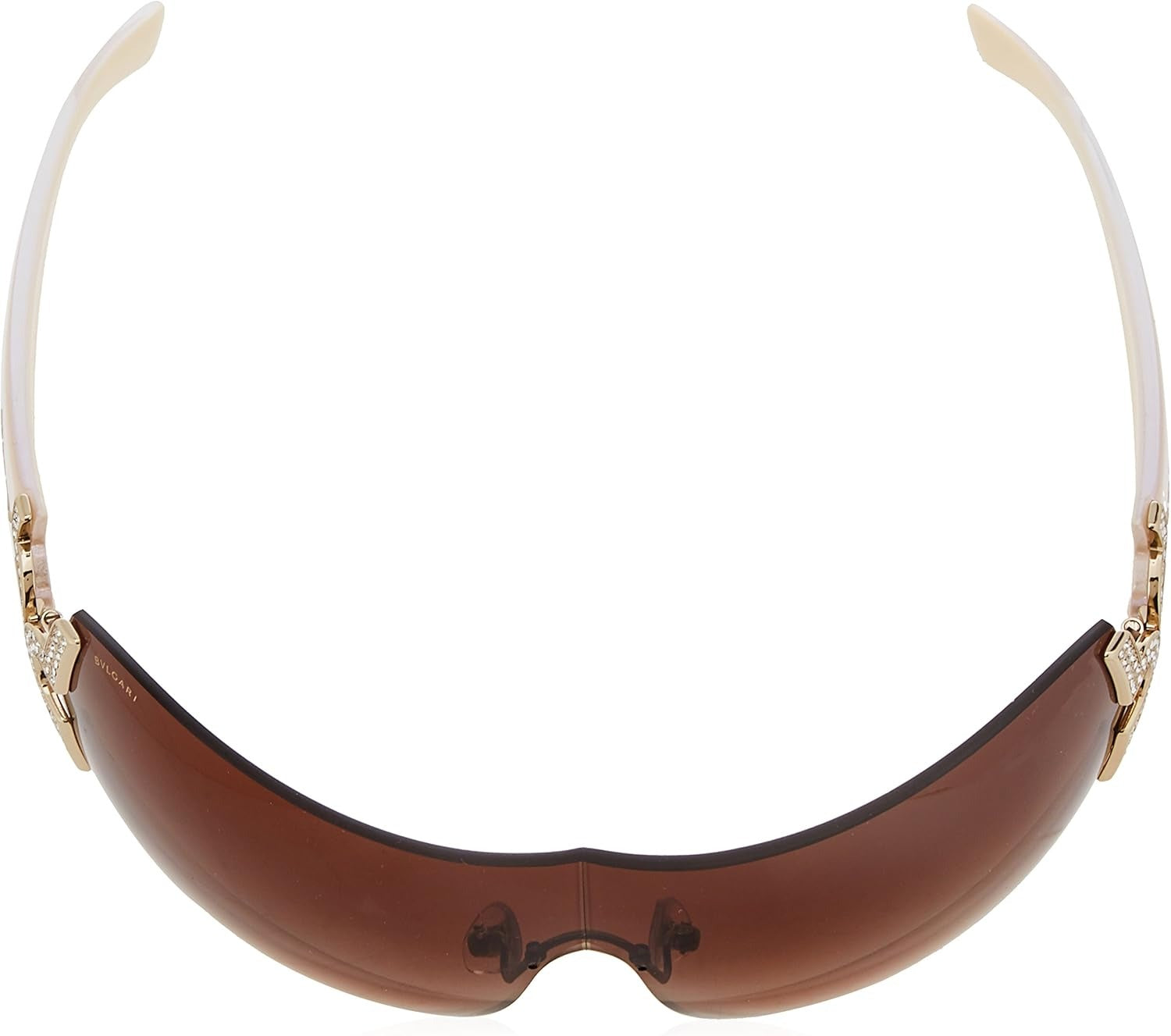 Bvlgari Vintage Sunglasses BV6065B 27813 Pale Gold / Brown Gradient Lens