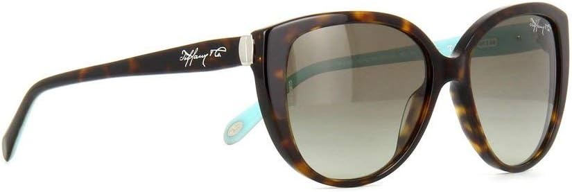 Tiffany &amp; Co VINTAGE Sunglasses TF4082 80153M 56mm Havana / Grey Lens