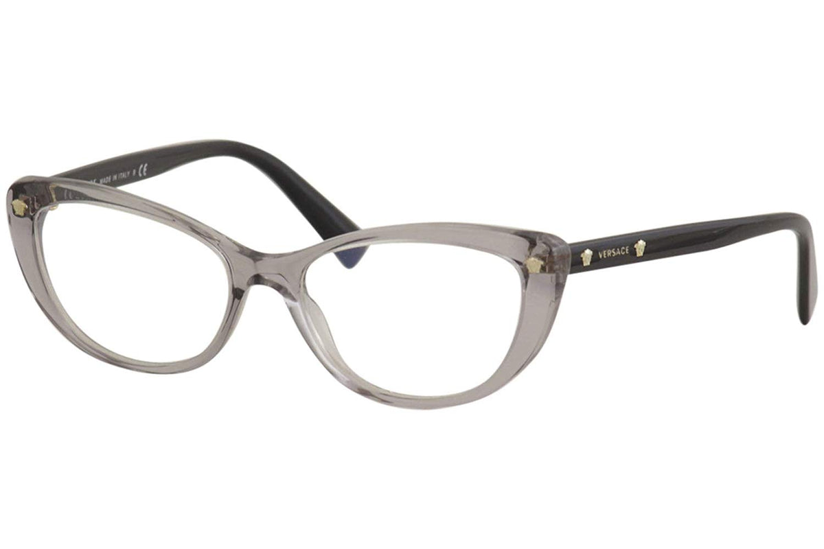 VERSACE Eyeglasses VE3258 593 53mm Transparent Grey / Demo Lens