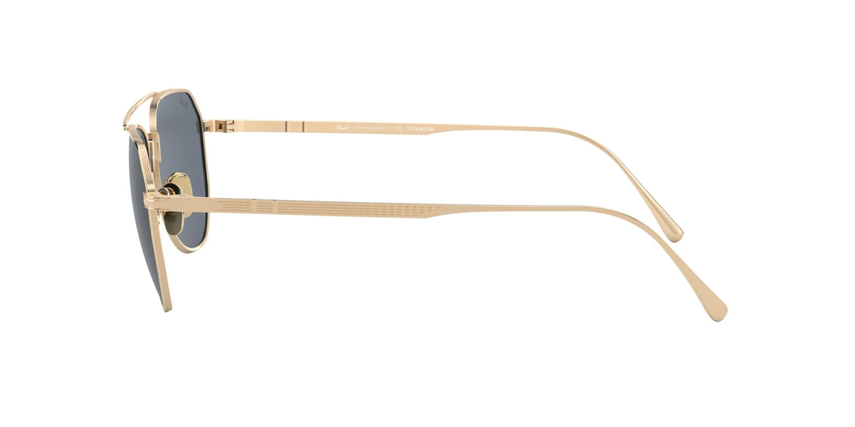 Persol Sunglasses PO5003ST 800056 54mm Gold / Light Blue Lens