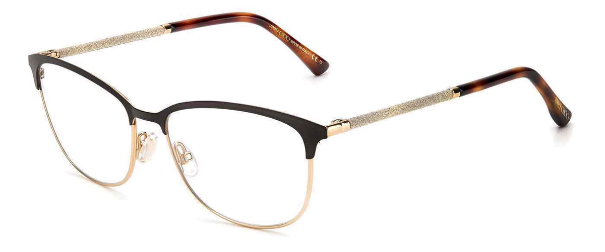 Jimmy Choo Eyeglasses JC319 FG4 53mm Brown Gold / Demo Lens