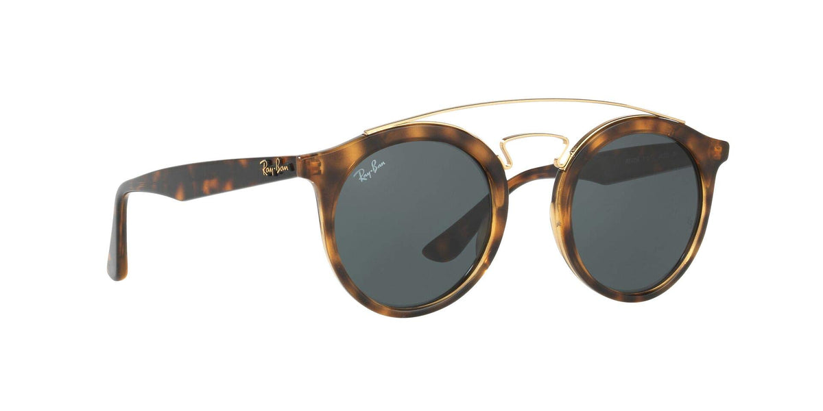 Ray-Ban RB 4256 710/71 49mm Round Sunglasses Havana/Dark Green Lens