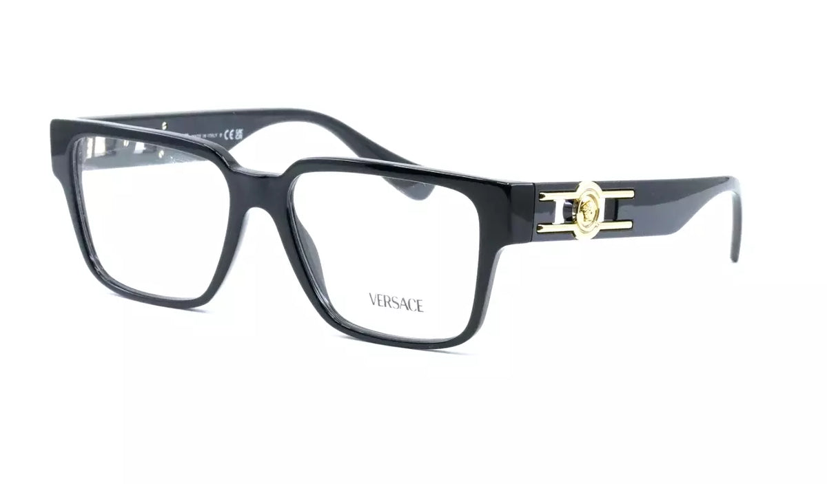 Versace Eyeglasses VE3346 GB1 53mm Black / Demo Lens