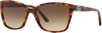 Versace Sunglasses VE4268B 507413 57mm Havana / Brown Gradient Lens