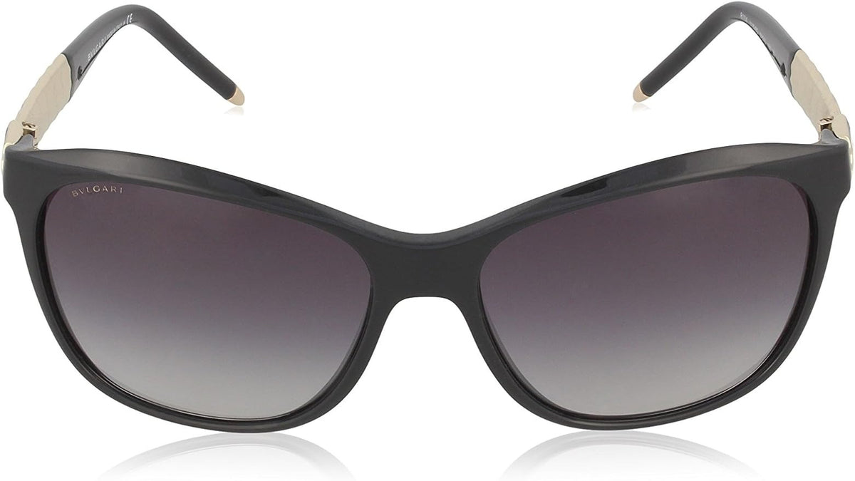 Bvlgari Vintage Sunglasses BV8104 11108G 57mm Black / Grey Gradient Lens