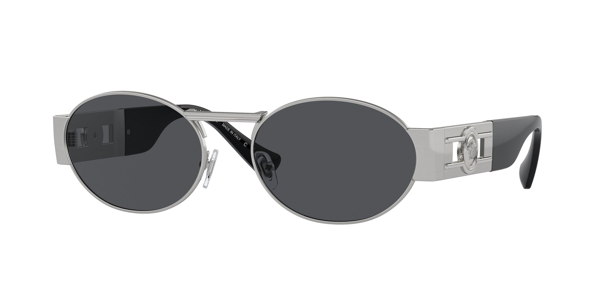 Versace Sunglasses VE2264 151387 56mm Silver / Dark Grey Lens