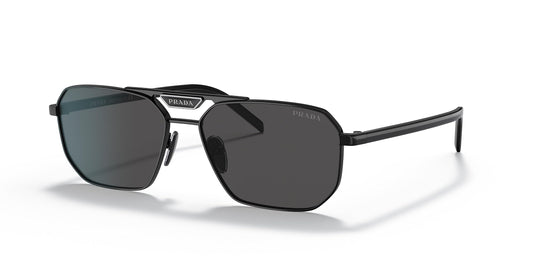 Prada Sunglasses PR58YS 1AB5S0 57mm Black / Dark Grey Lens