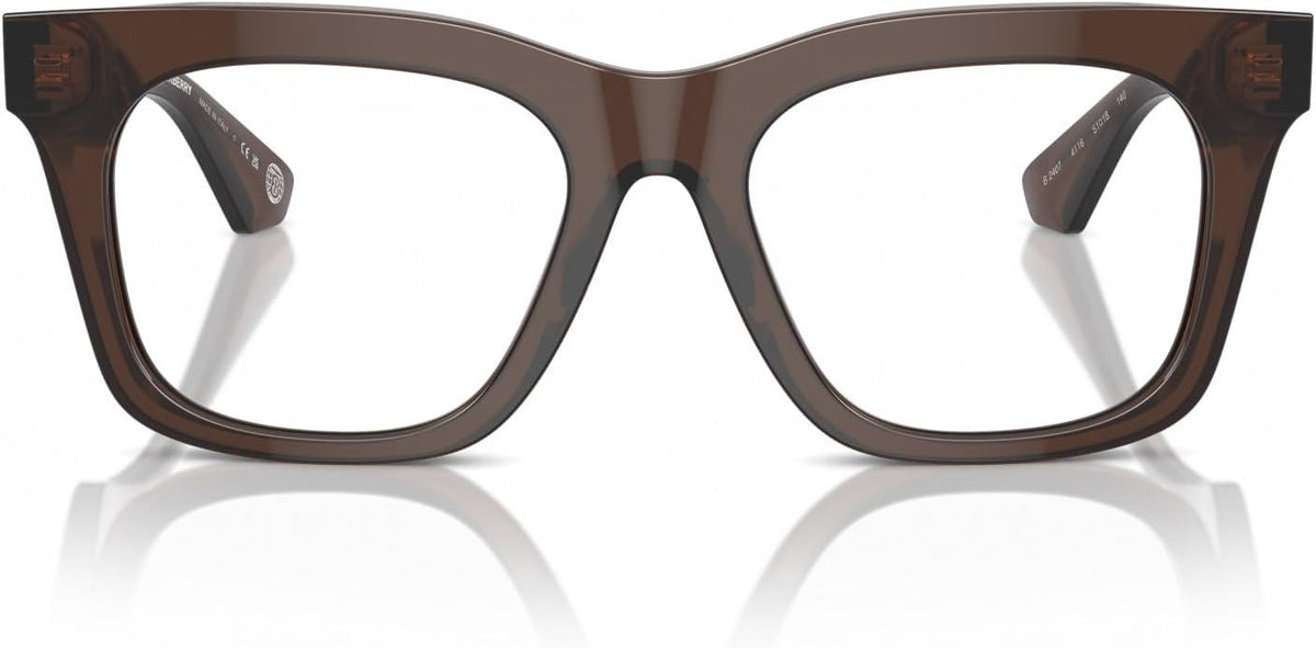 Burberry BE2407 4116 Eyeglasses 51mm Brown / Clear Demo Lens
