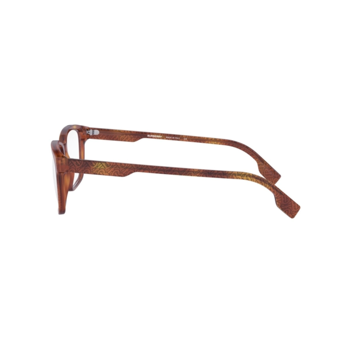 Burberry BE2308 3823 Eyeglasses 55mm Transparent Brown / Clear Demo Lens