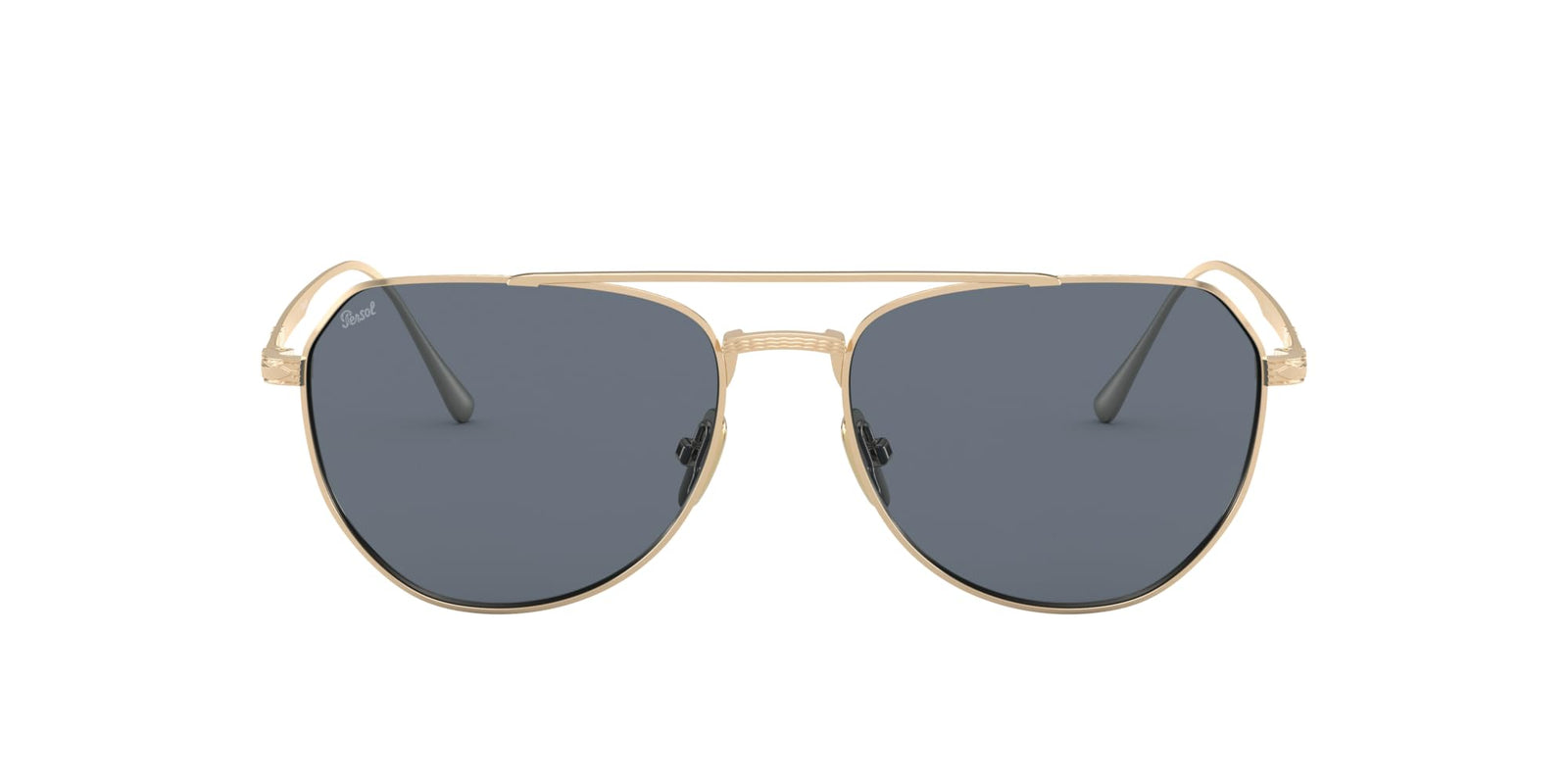 Persol Sunglasses PO5003ST 800056 54mm Gold / Light Blue Lens