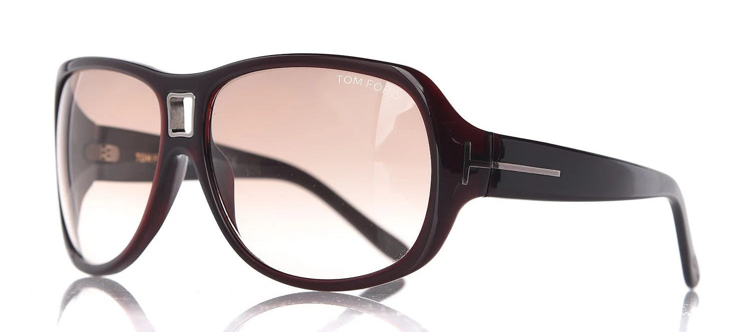 Tom Ford Austin Sunglasses TF50 205 62mm Burgundy / Burgundy Gradient Lens